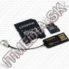 Olcsó Kingston microSD-HC card 4GB UHS-I U1 Class10 + adapter + Card Reader Mobility (IT9415)
